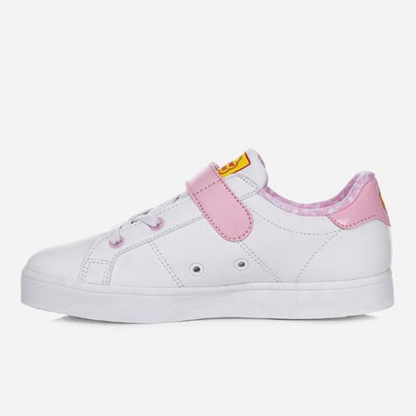 Sapatos De Estilo De Vida Fila Menina Branco/Rosa - Fila Court Deluxe Kd Portugal Online,ZVEJ-24370